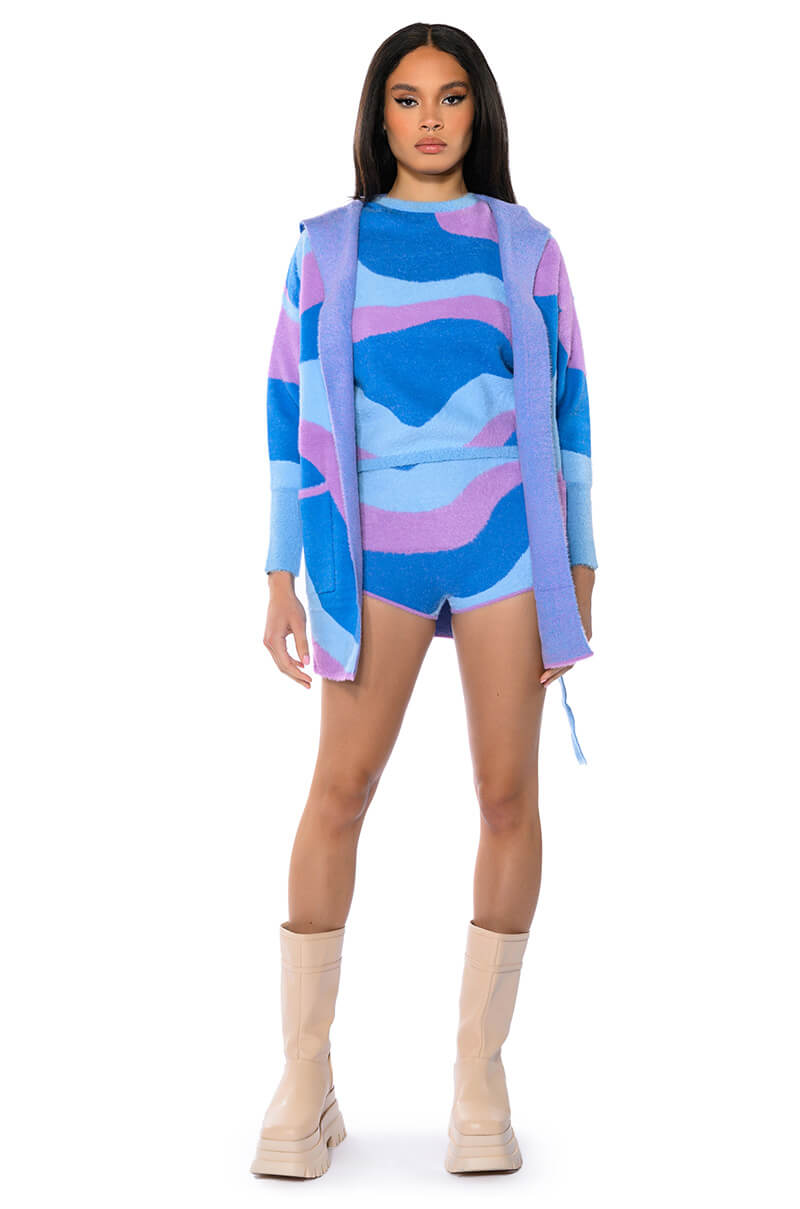 FAR OUT KNIT HOT PANTS