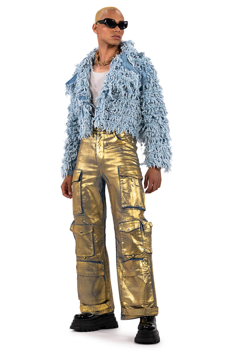 FIRST CLASS FRINGE DENIM JACKET