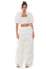 FLOWER HALF JACKET SHRUG