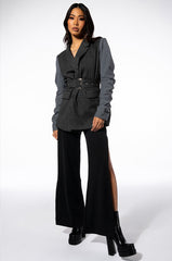 GAME ON WIDE LEG WITH SLITS