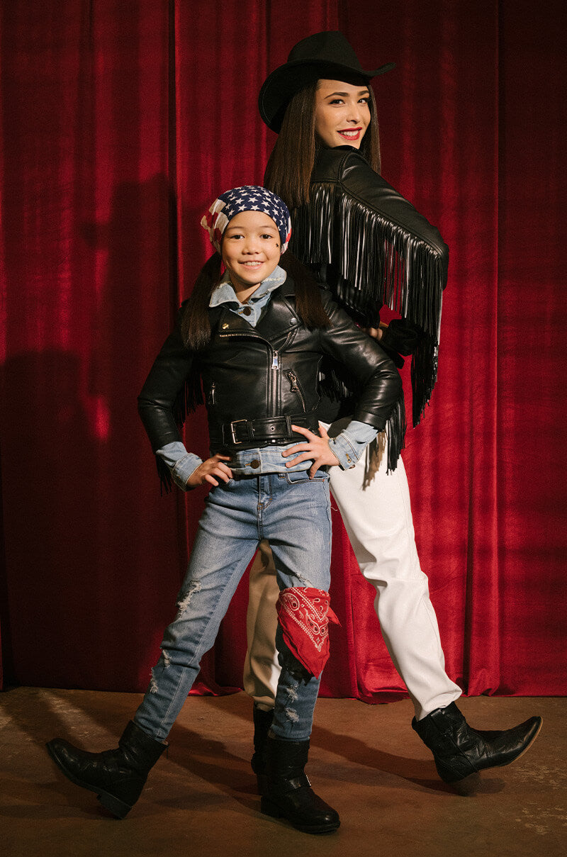 GOT IT FROM MY MAMA FRINGE MOTO JACKET