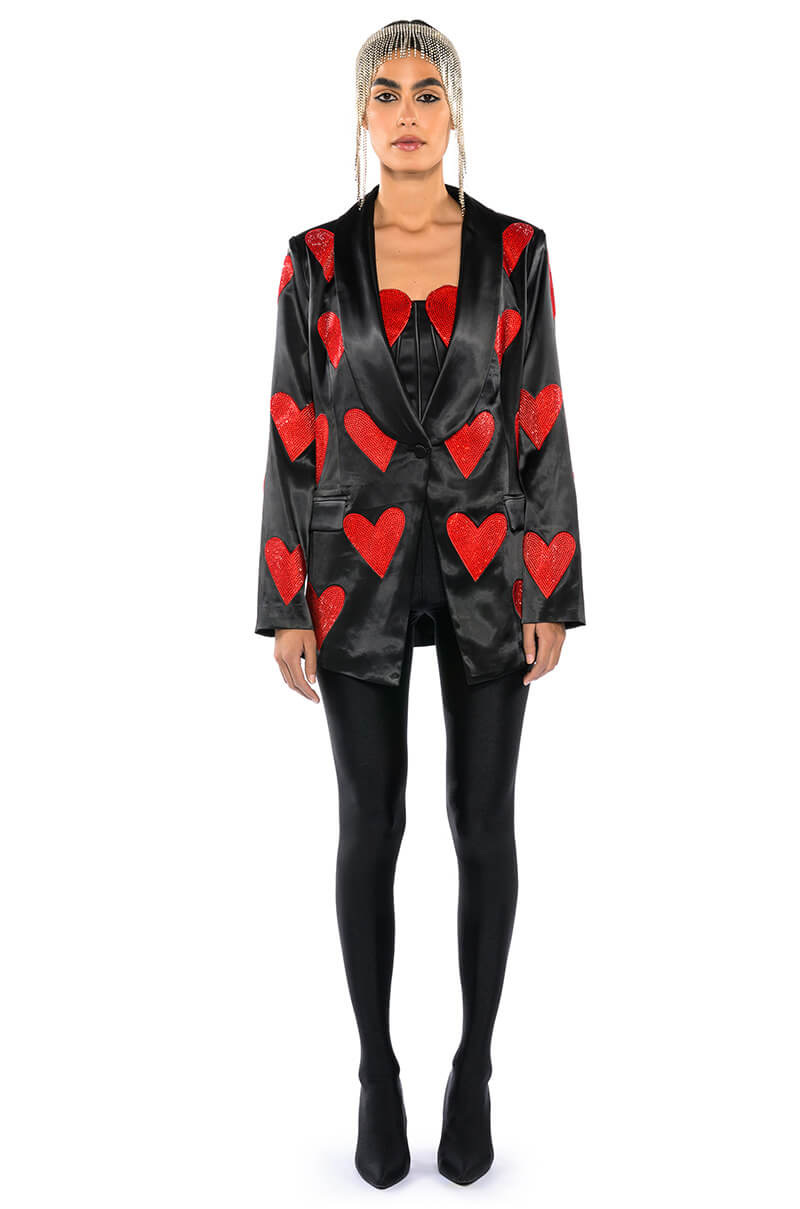 HEART ON FOR YOU BLAZER