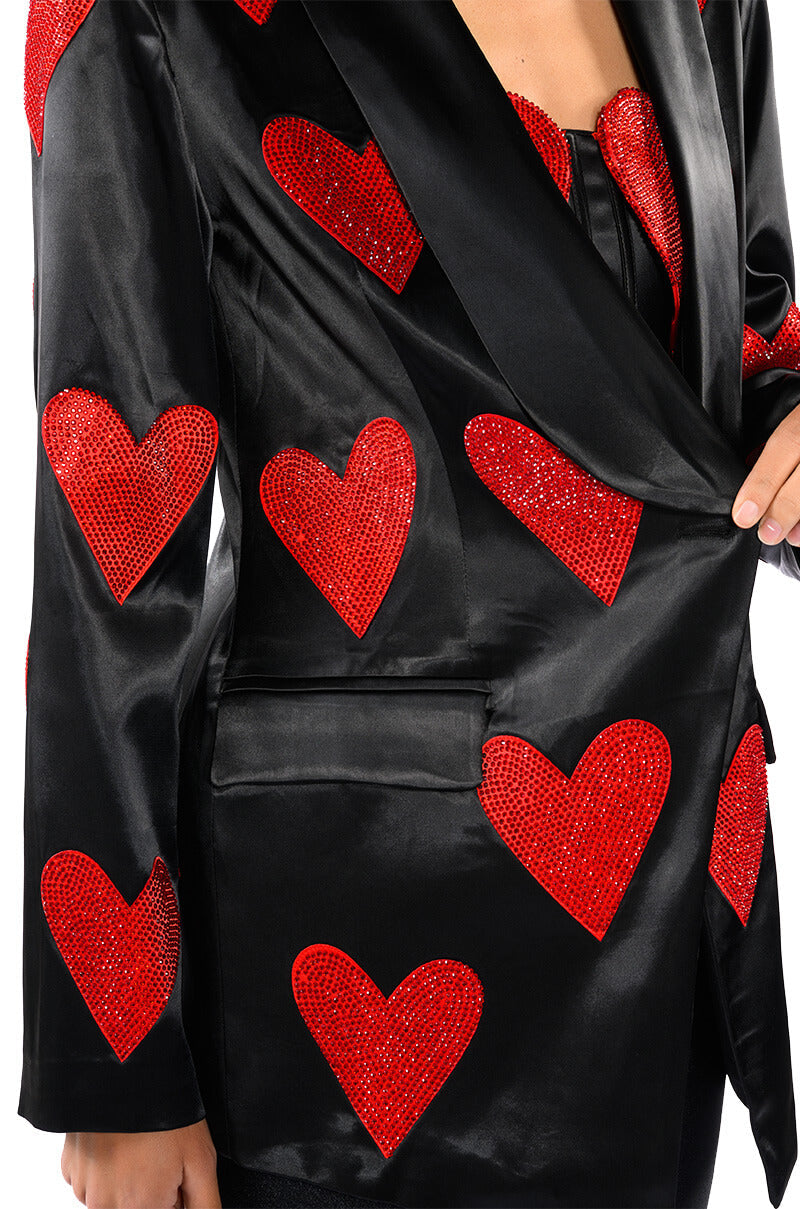 HEART ON FOR YOU BLAZER