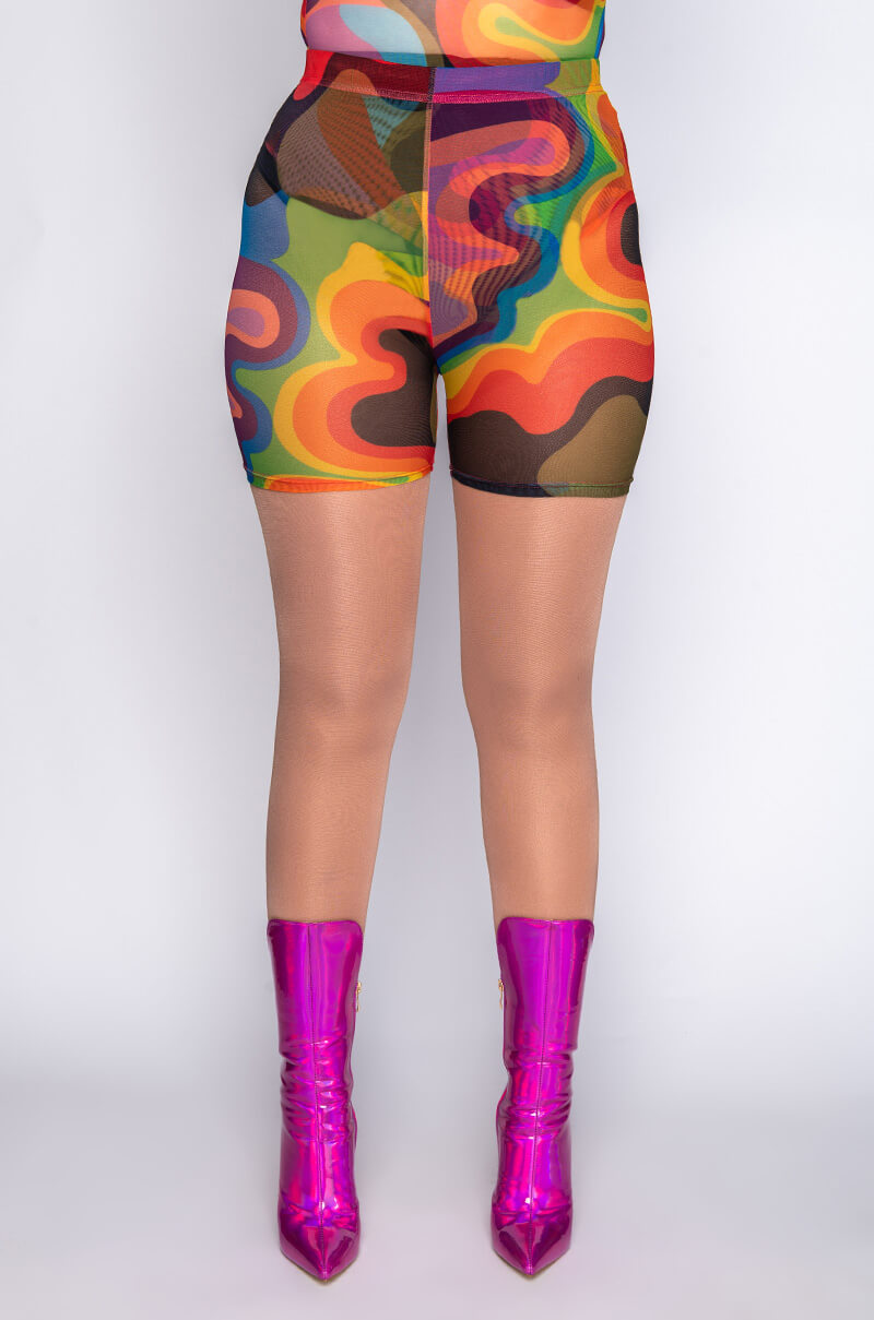 I AM ME MESH BIKER SHORT