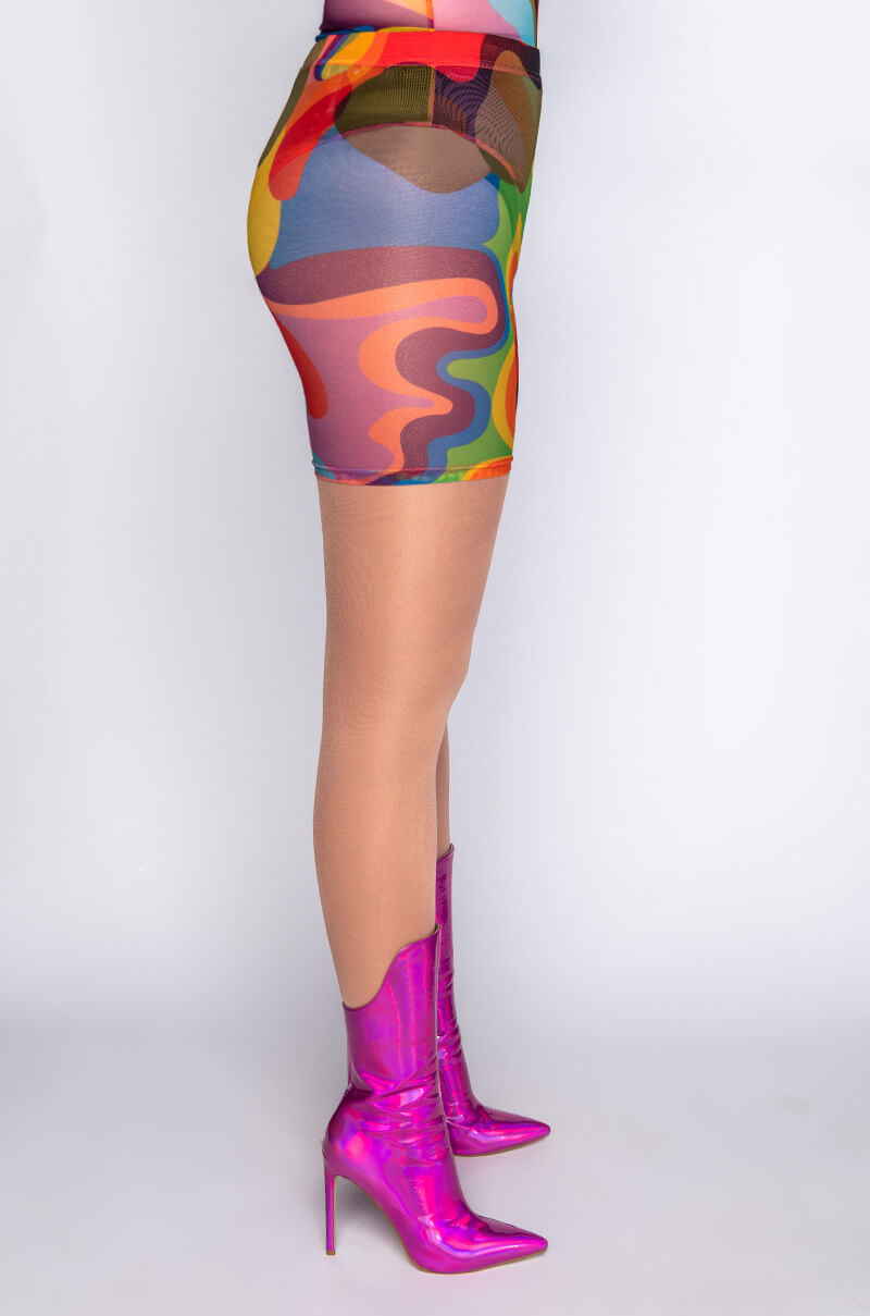 I AM ME MESH BIKER SHORT