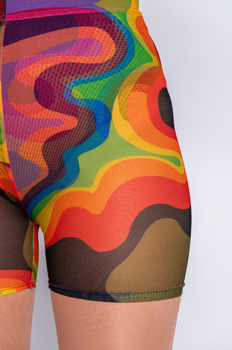 I AM ME MESH BIKER SHORT