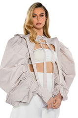 I DO IT ON THE DAILY DRAMA SLEEVE BOLERO