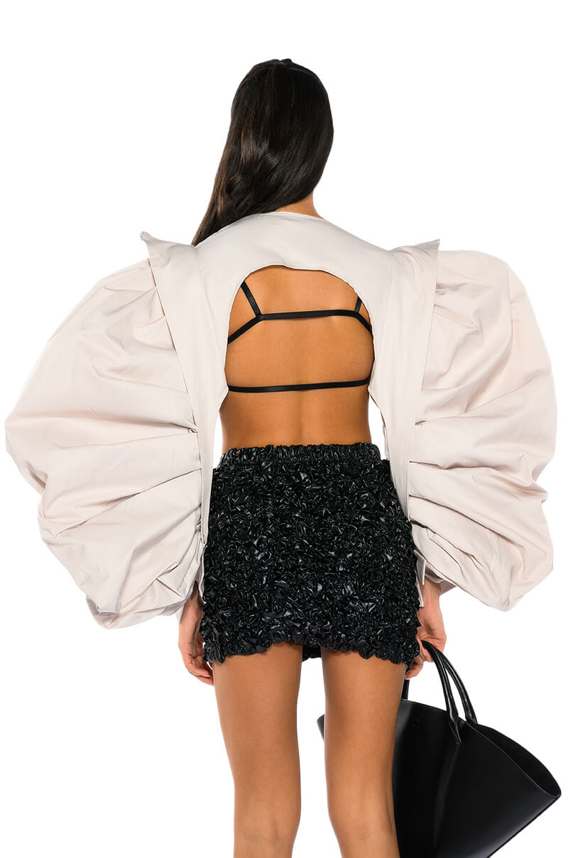 I DO IT ON THE DAILY DRAMA SLEEVE BOLERO