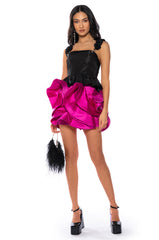 IN FULL BLOOM RUFFLED MINI SKIRT