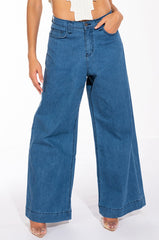 LIVIE EXTRA WIDE DENIM PANT