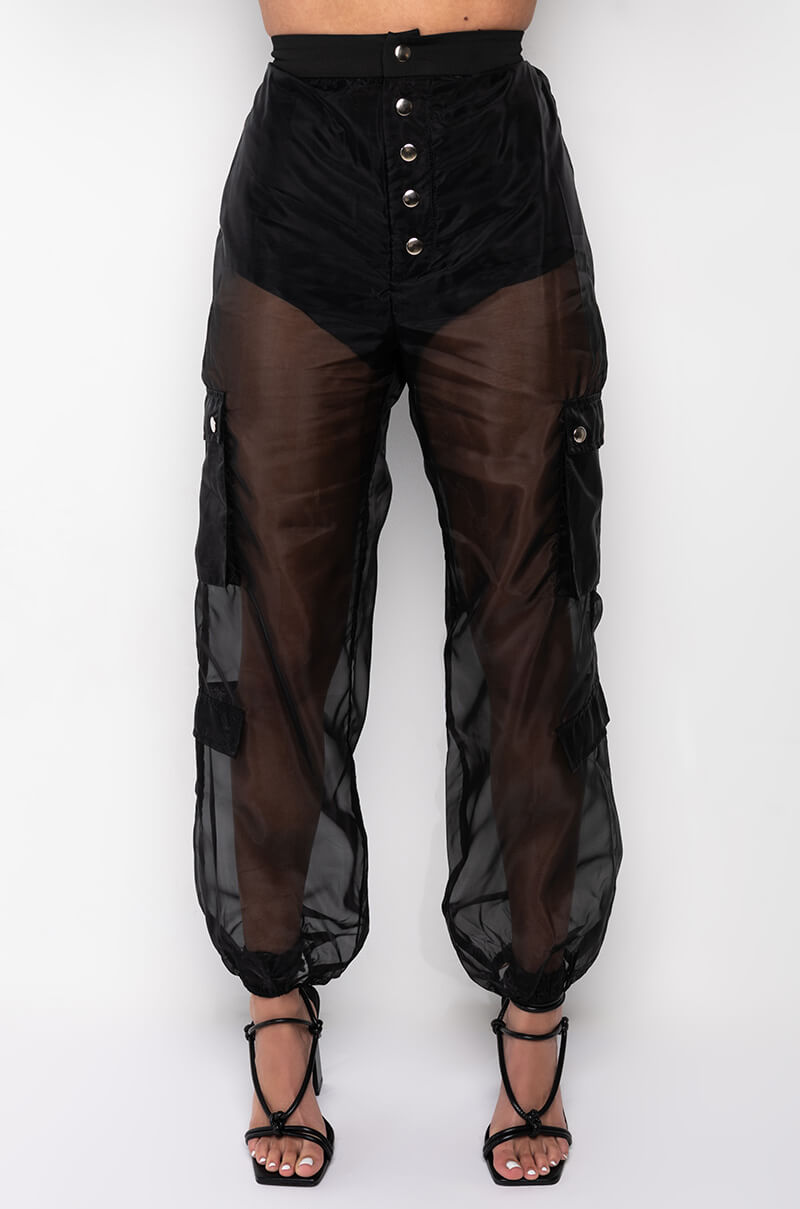 INCOGNITO SHEER CARGO JOGGER