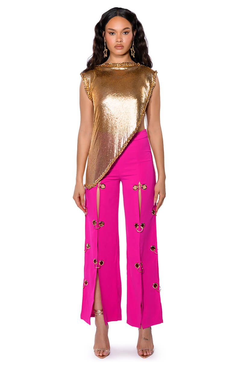 JENNY GROMMET TROUSERS