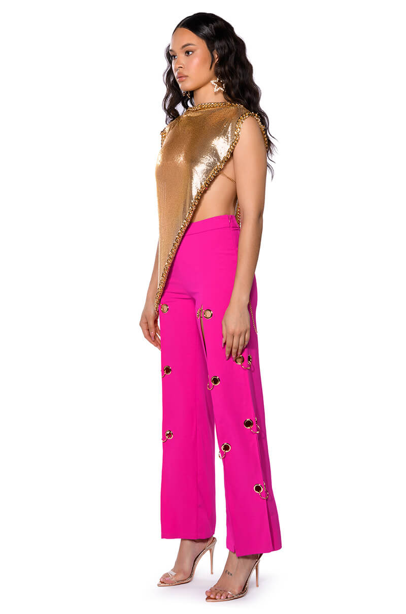 JENNY GROMMET TROUSERS