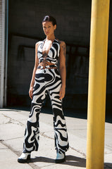 KARMA CUT OUT FLARED LEGGING