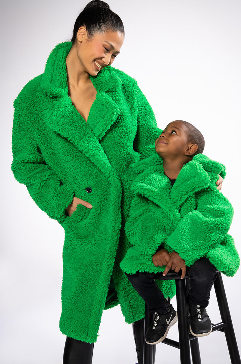 NAOMI TEDDY TRENCH IN KIDS