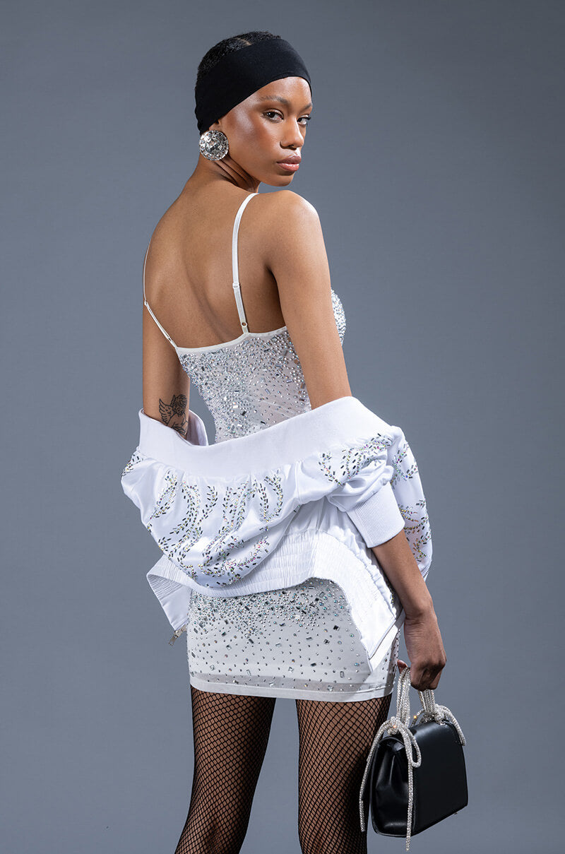 LALA OFF THE SHOULDER BOMBER