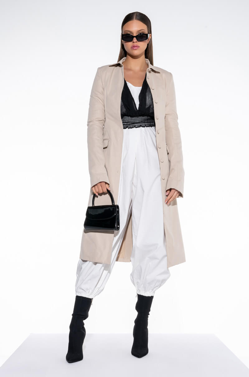 LAYERED LEGION TRENCH COAT