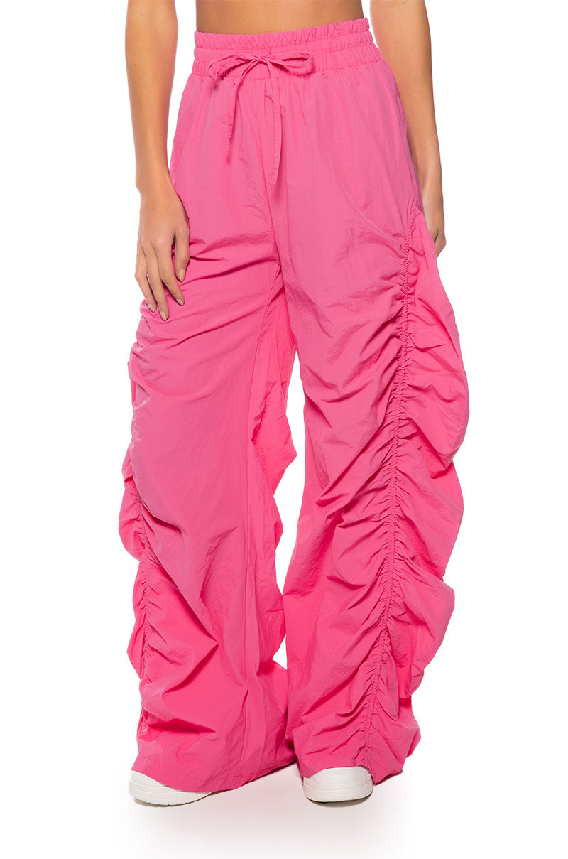 LOTTI RUCHED NYLON JOGGER