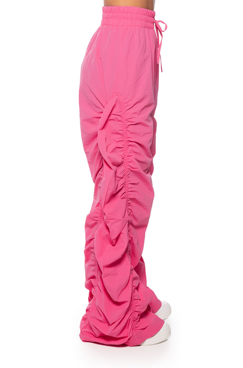 LOTTI RUCHED NYLON JOGGER