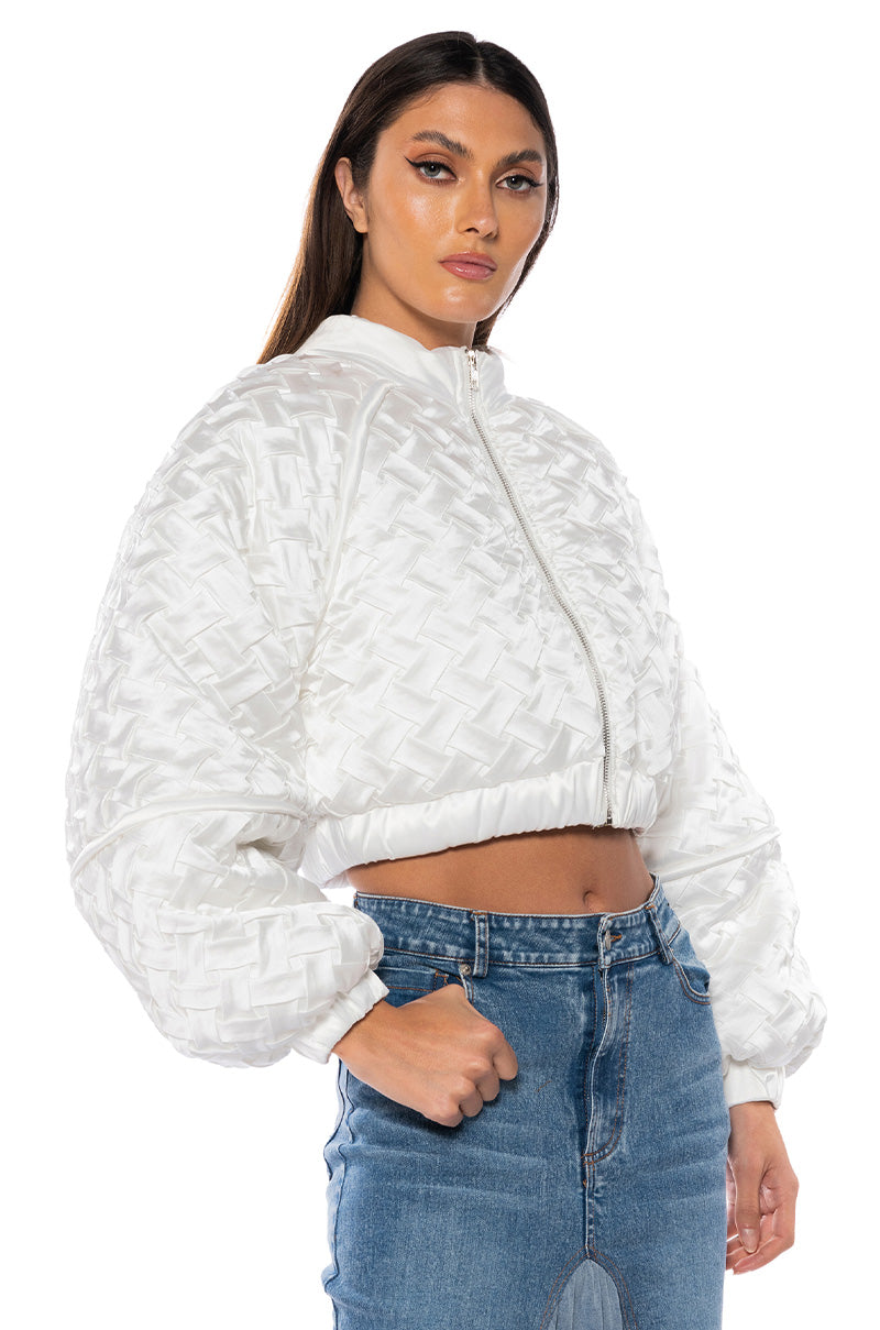 LIPA WEAVE DETAILED BOMBER