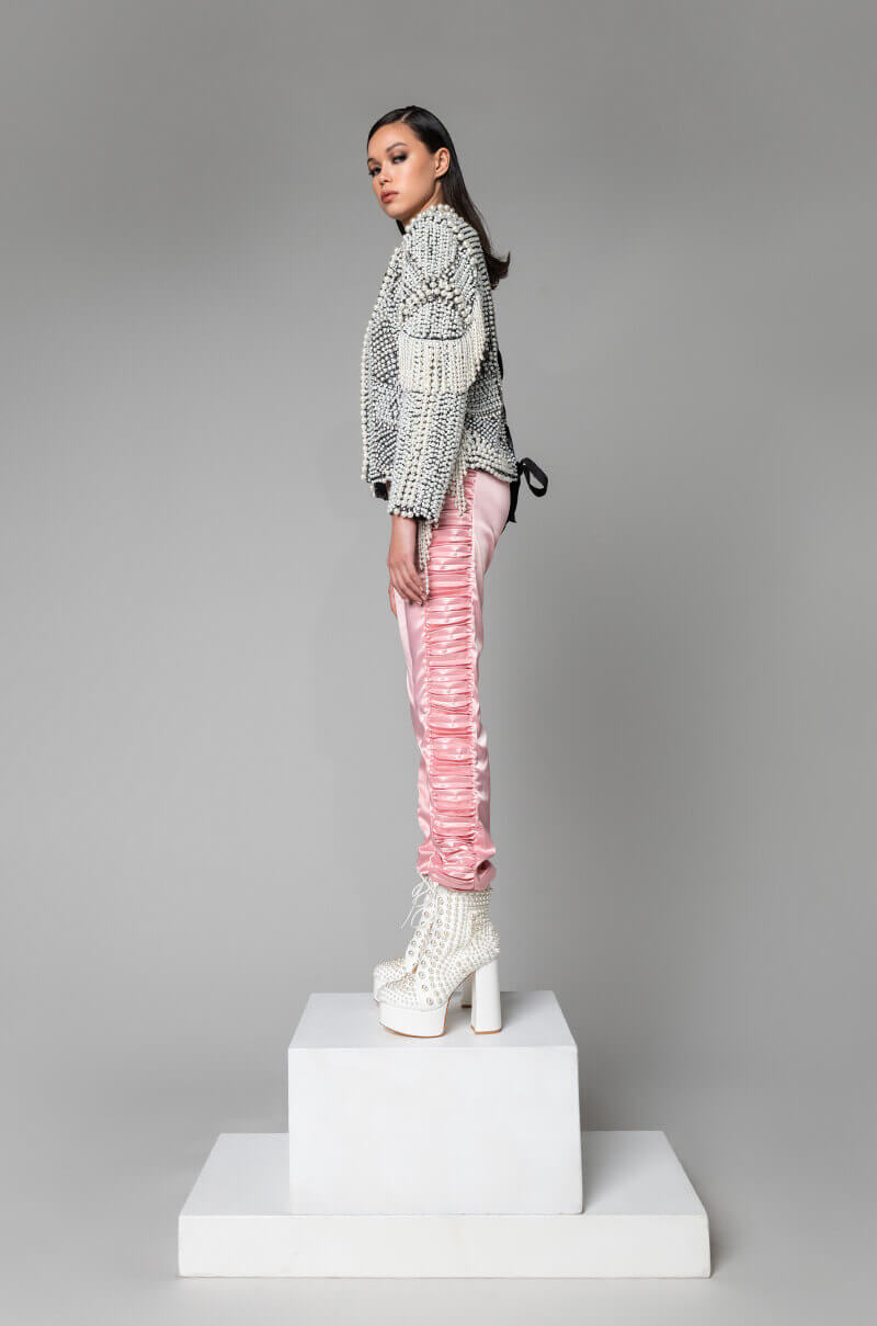 LUXE ALL OVER PEARL ALIX JACKET