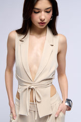 MAXINE OPEN BACK VEST