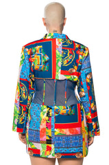 MIAMI IN THE TRAP CORSET BLAZER