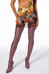 MIND YOURS MESH MINI SKIRT