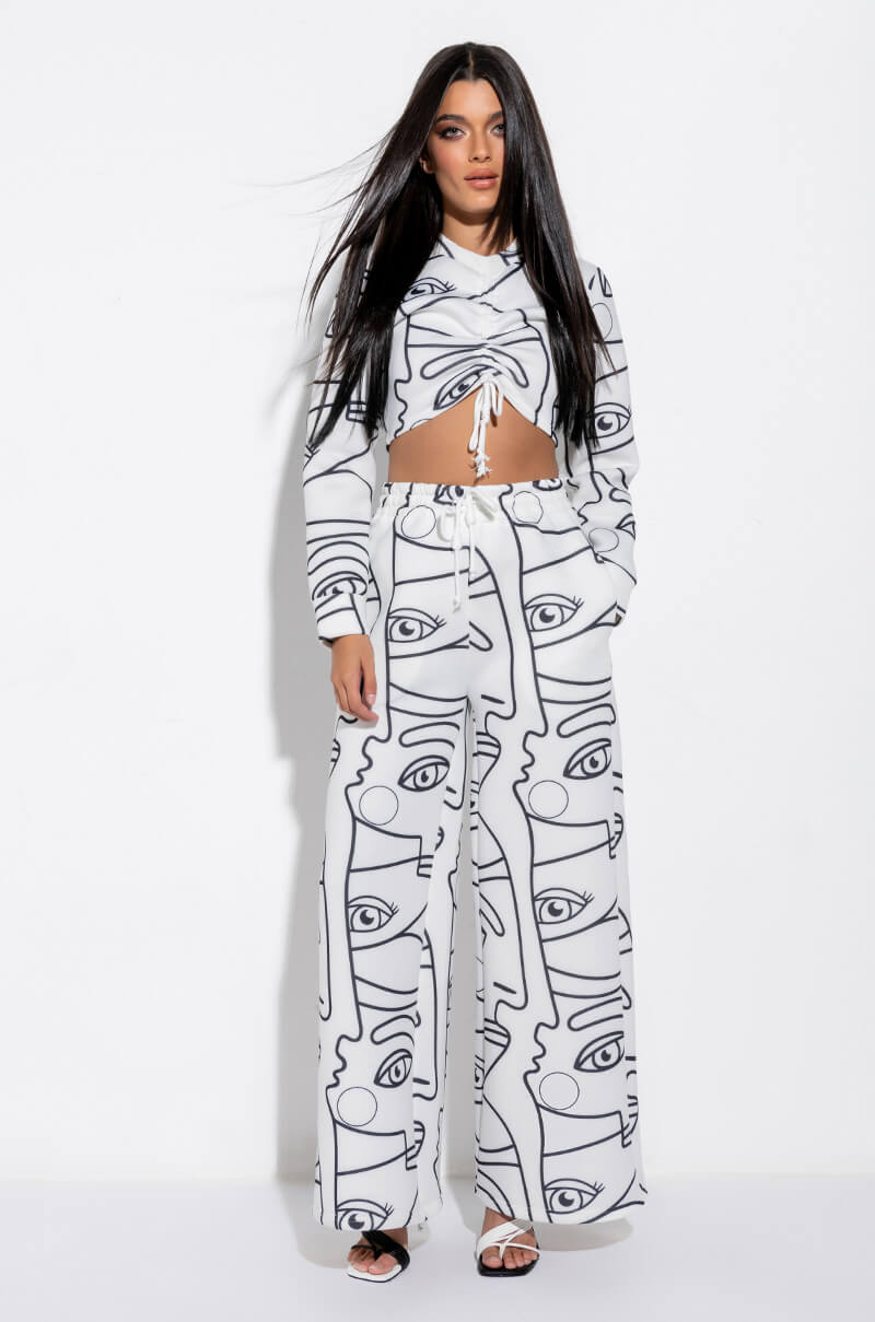 MULTI FACE SCUBA SWEATPANT