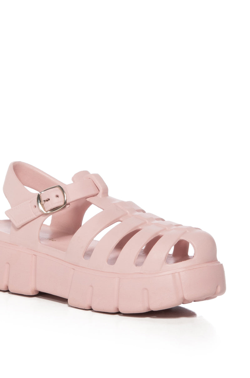 MUMU FLATFORM CLOG IN PINK