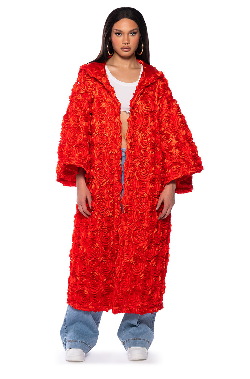 MUSIC TO ME FLORAL KIMONO DUSTER