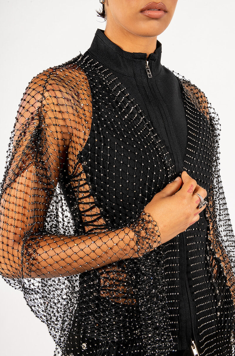 NEXT STOP MIAMI RHINESTONE DUSTER