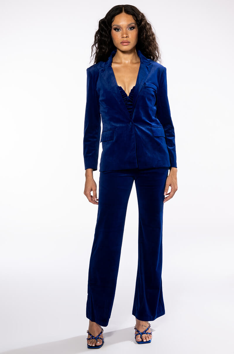 NIGHT MOVES VELVET BLAZER