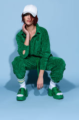 NINA TEXTURED STRAIGHT LEG JOGGER