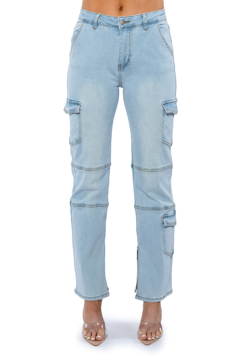 NOT YOUR AVERAGE GIRL DENIM PANTS