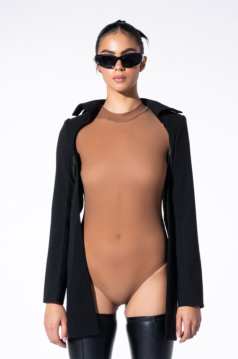 PEARL HEM ULTRA CROP BOLERO JACKET