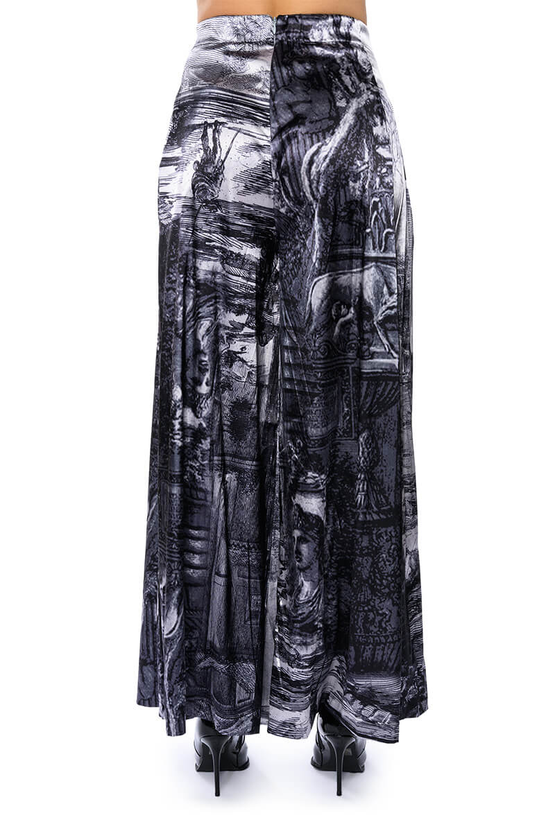 PARADISE ABSTRACT WIDE LEG PANT
