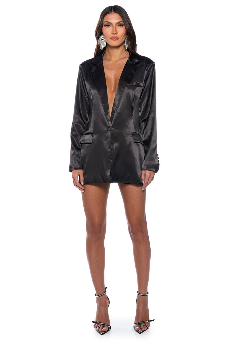 PASSIONE SATIN BLAZER