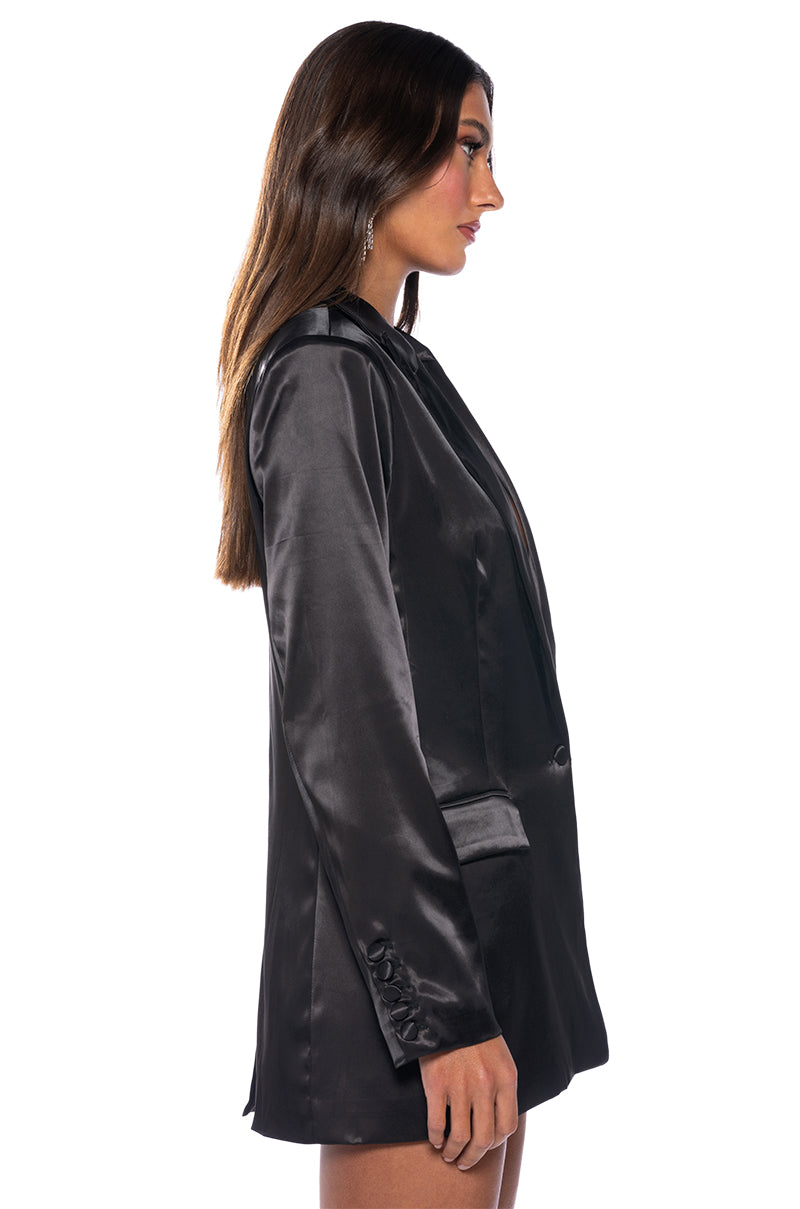 PASSIONE SATIN BLAZER