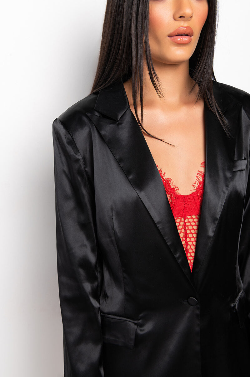 PASSIONE SATIN BLAZER