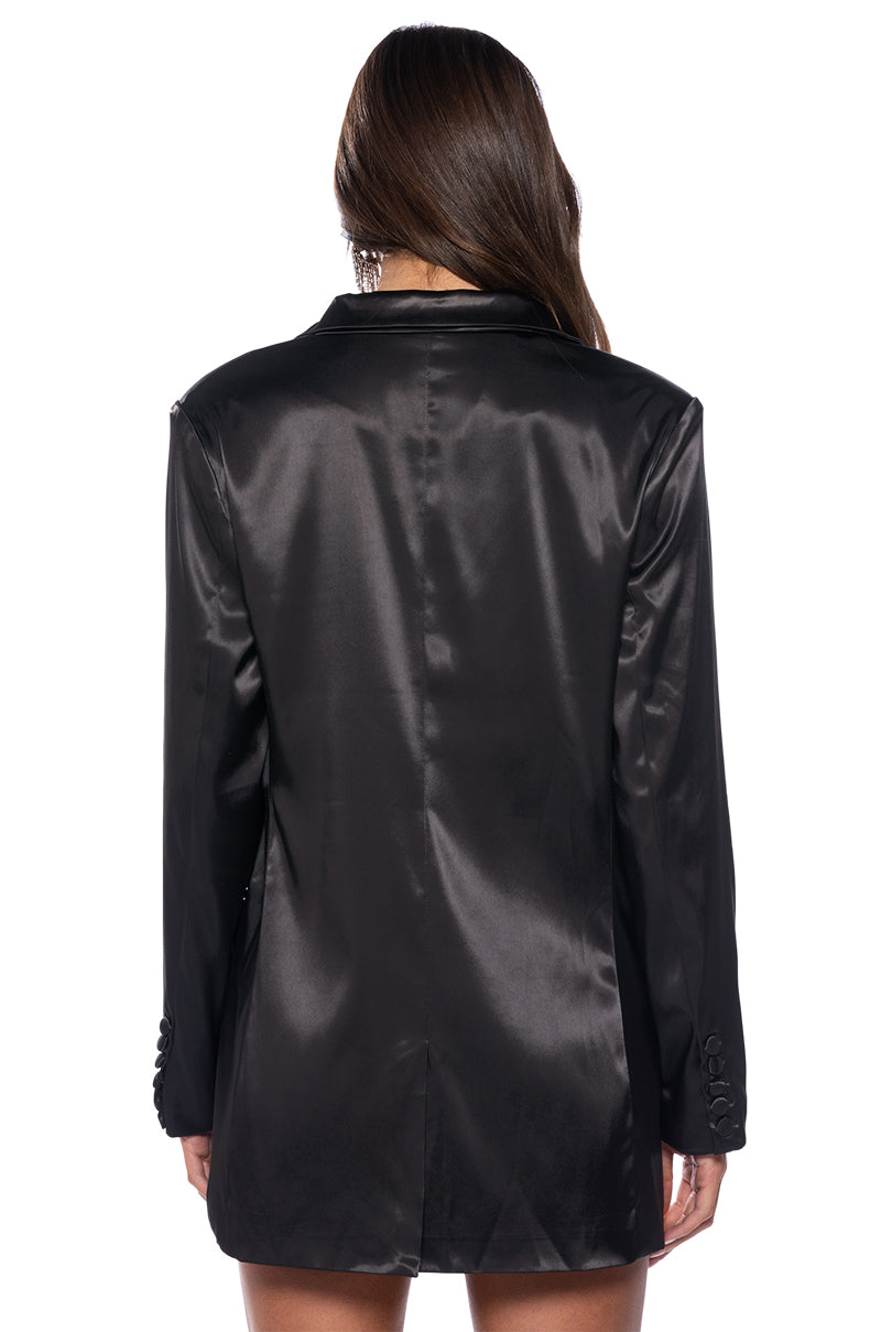 PASSIONE SATIN BLAZER