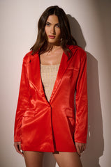 PASSIONE SATIN BLAZER