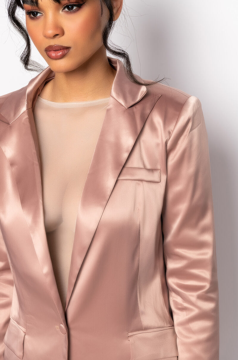 PASSIONE SATIN BLAZER