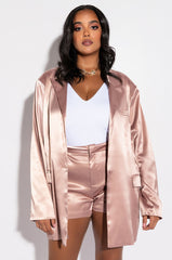 PASSIONE SATIN BLAZER