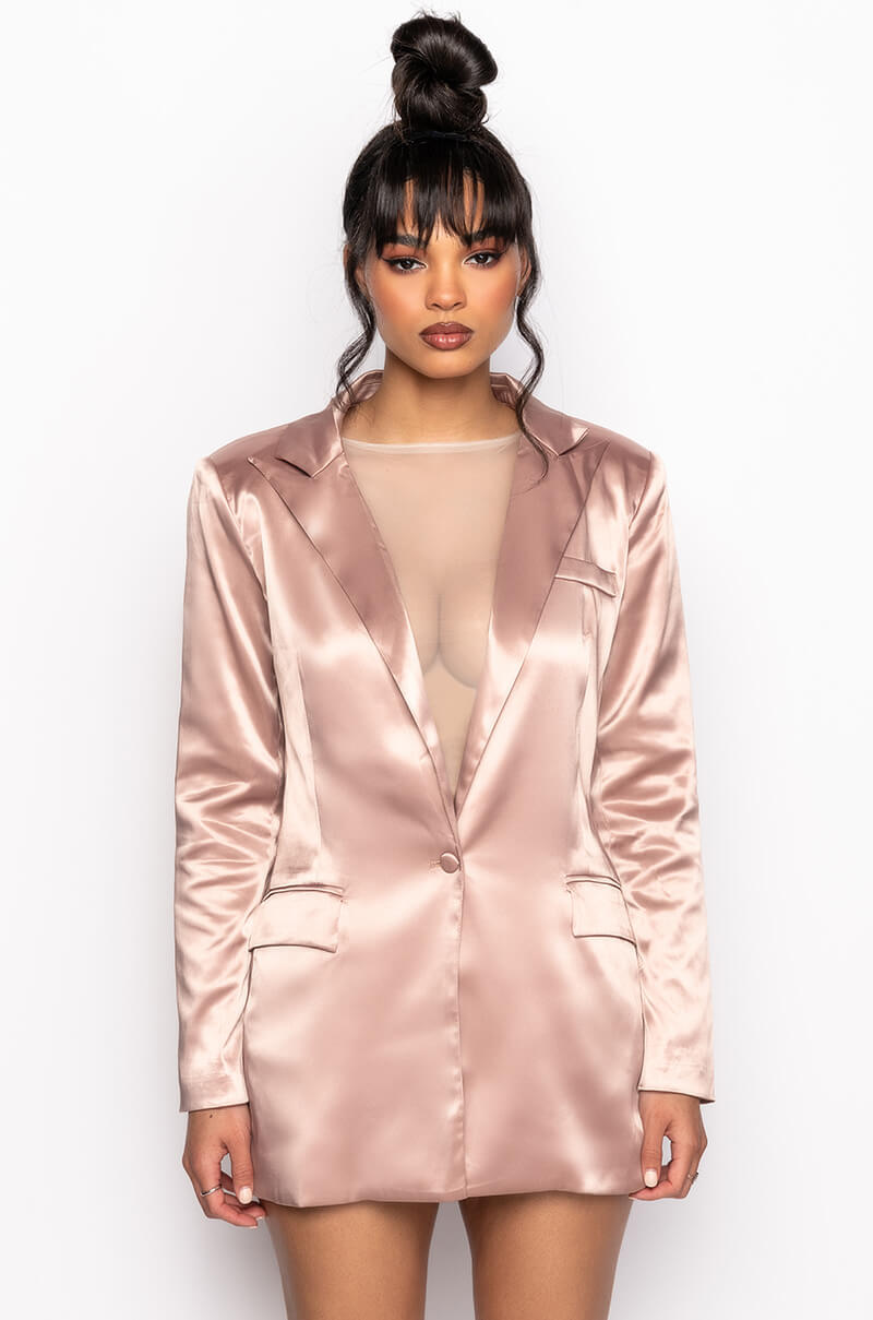 PASSIONE SATIN BLAZER