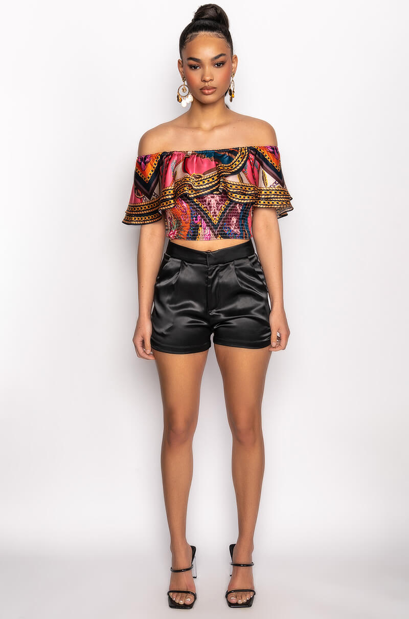 PASSIONE SATIN SHORTS