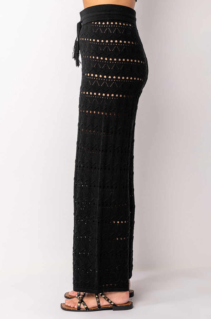 RESORT READY CROCHET WIDE LEG PANT