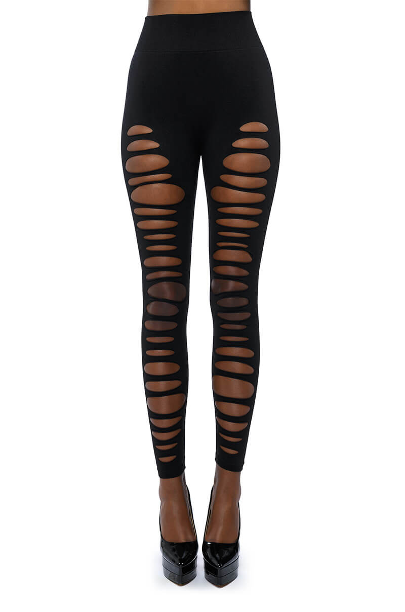 ROXANNE SEAMLESS DISTRESSED LEGGING