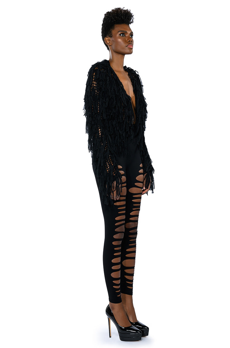 ROXANNE SEAMLESS DISTRESSED LEGGING