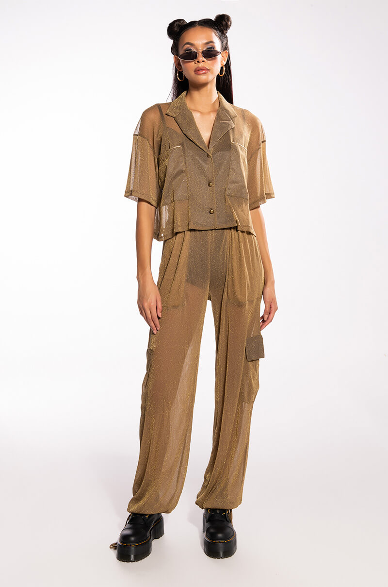 RUN IT UP MESH JOGGER